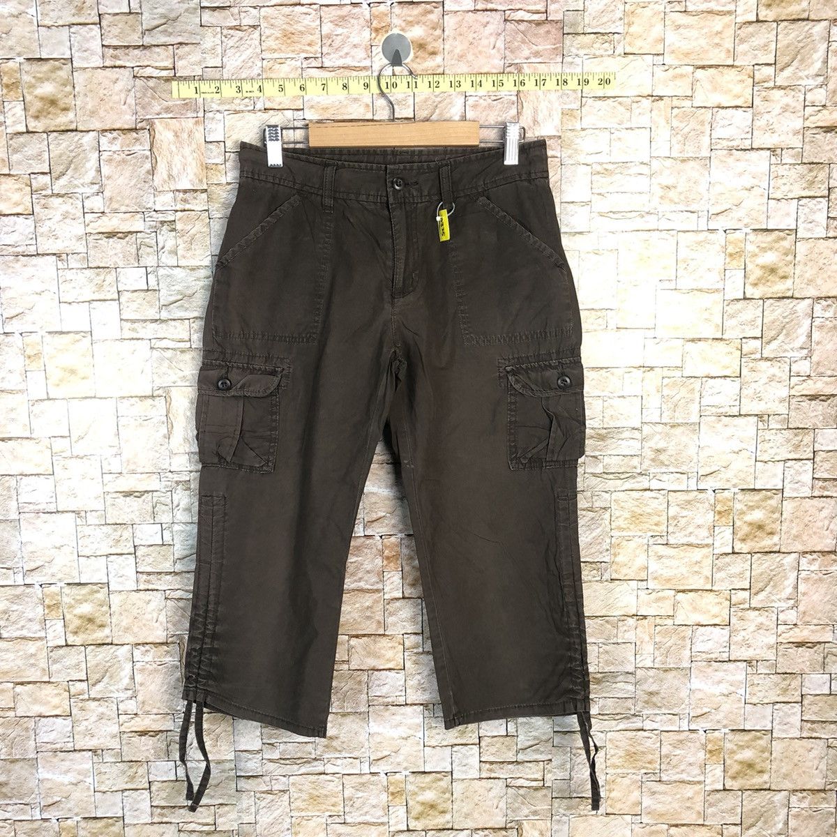 Uniqlo × Vintage Uniqlo vintage Dark Brown Cropped Pants #A325 Size 26" / US 2 / IT 38 - 1 Thumbnail