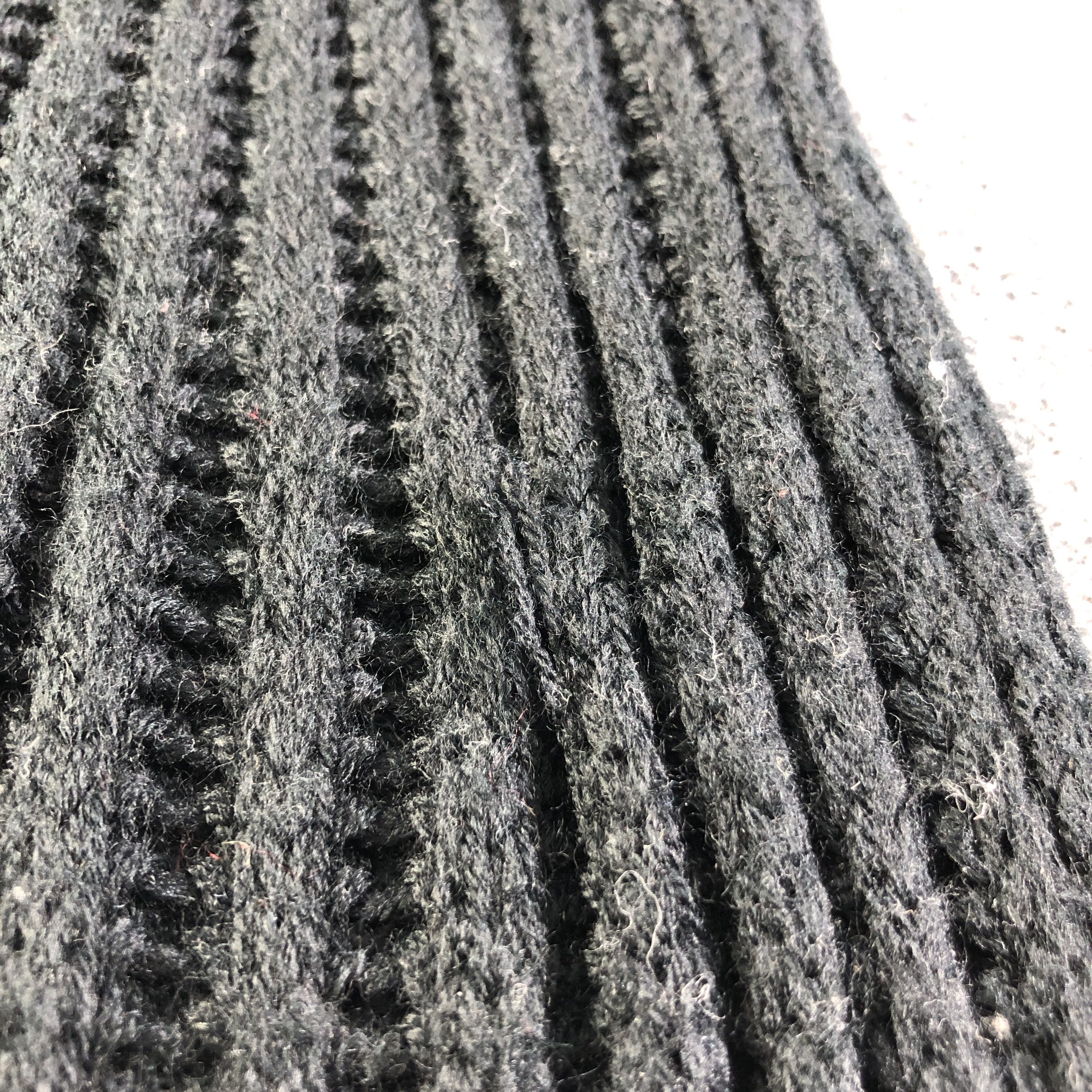 Yohji Yamamoto Yohji Yamamoto Knit Ribbed Scarf Muffler V2643 Size ONE SIZE - 5 Thumbnail