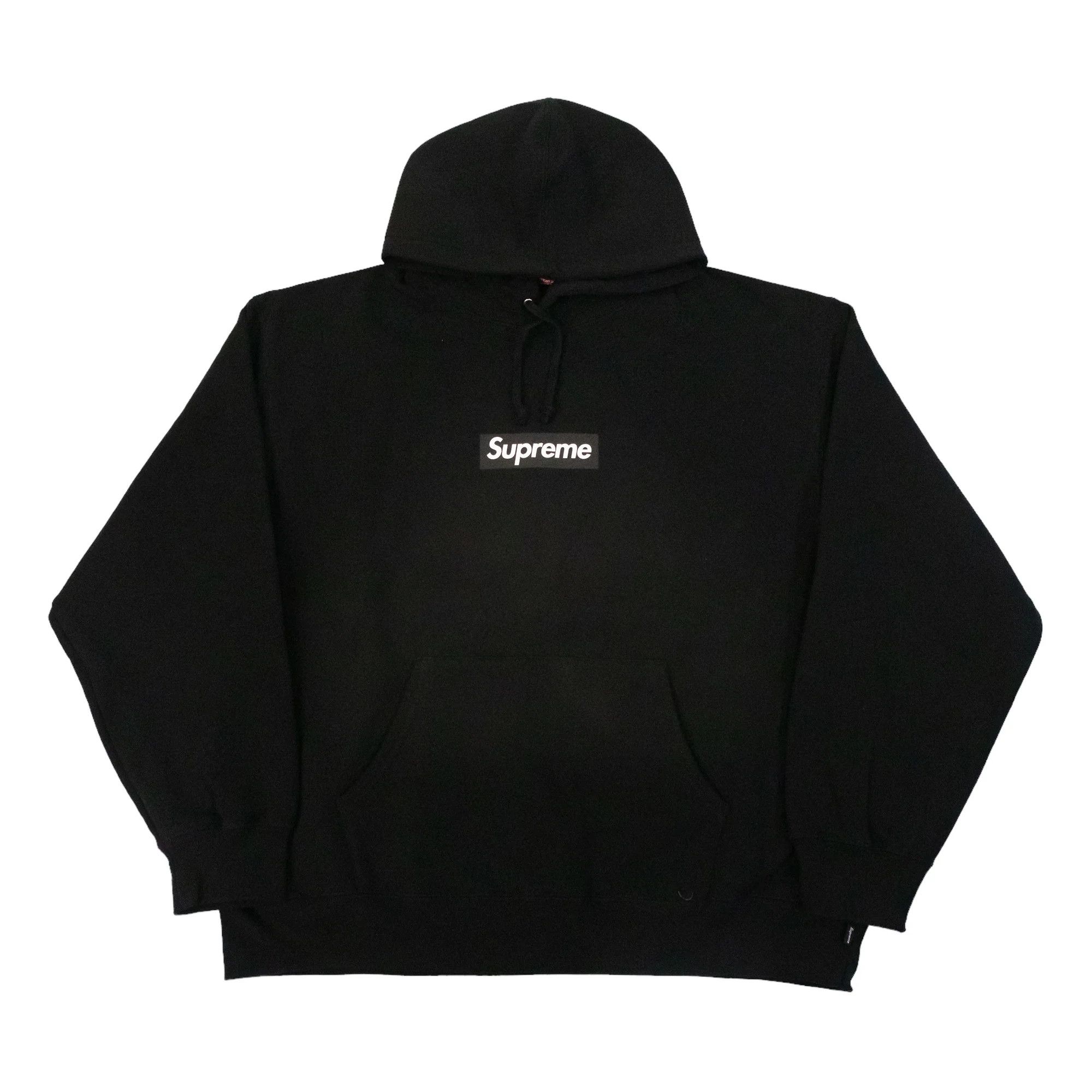 Image of Supreme Seoul Opening Box Logo Hoodie in Black, Men's (Size 2XL)