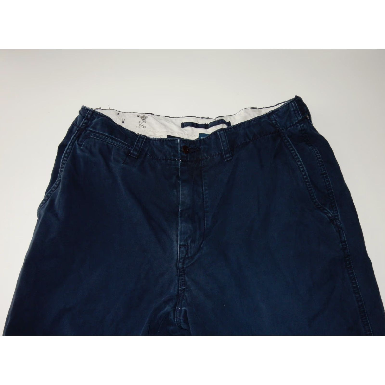 Polo Ralph Lauren VINTAGE Polo Ralph Lauren Men's Chino Pants Size 35x32 Blue Cotton Khaki Size US S / EU 44-46 / 1 - 3 Thumbnail