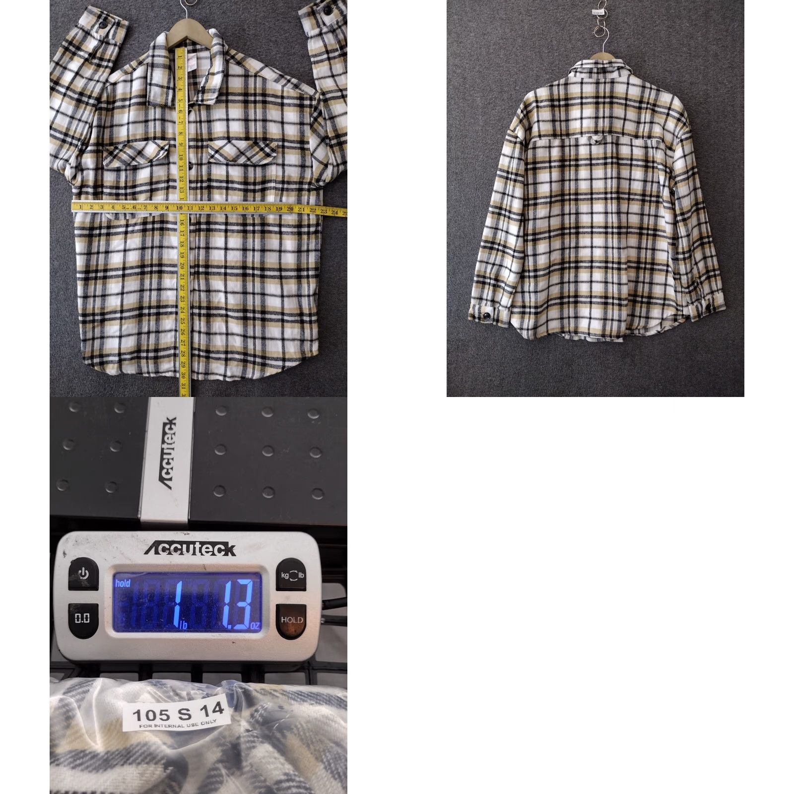 Vintage No Boundaries Shacket Plaid Brown XL Juniors womens Shacket Casual Plaid 15-17 Button Pocket Collared Flannel Polyester" Size XL / US 12-14 / IT 48-50 - 8 Thumbnail
