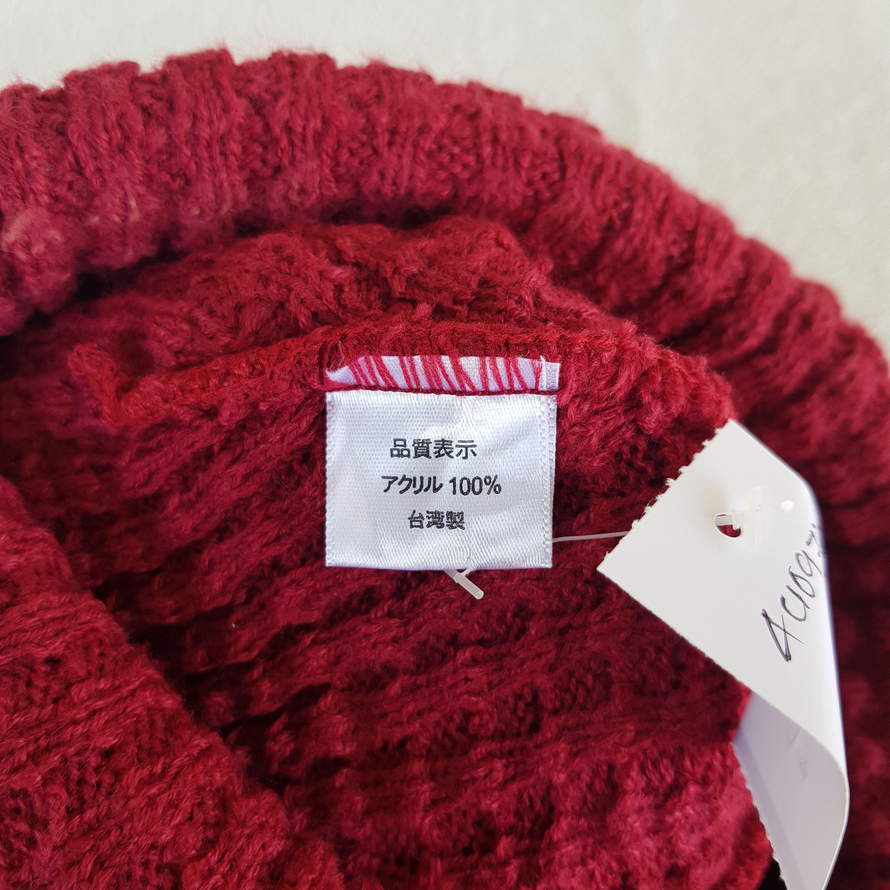 Other Vintage Japanese Ribbed Knit Beanie Snow Caps Hats. Size ONE SIZE - 7 Thumbnail