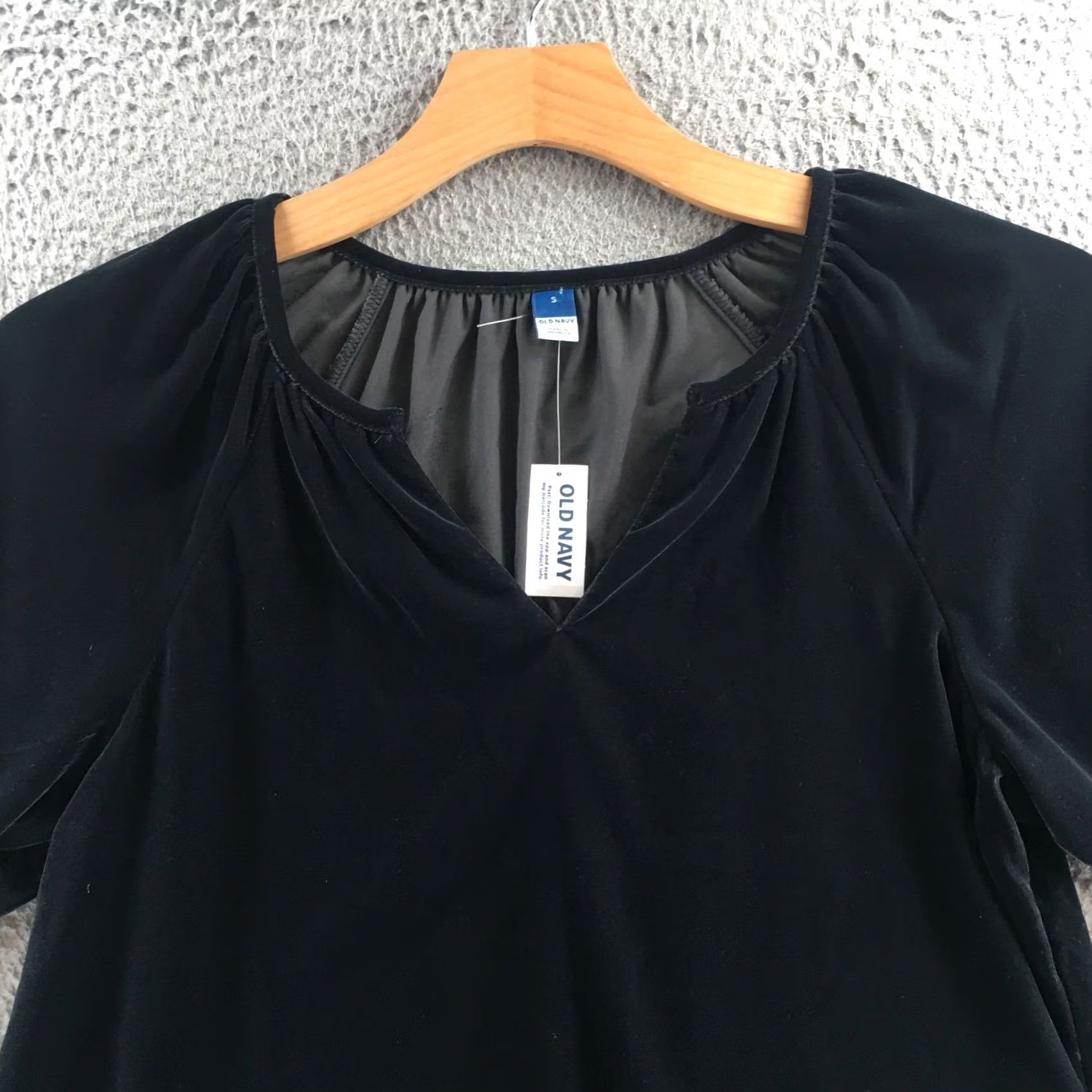 Old Navy Old Navy Puff Sleeve Blouse Top Womens Small Black V-Neck Casual NEW Puff Sleeve Blouse Womens Small Black V-Neck Casual NEW Size S / US 4 / IT 40 - 2 Thumbnail