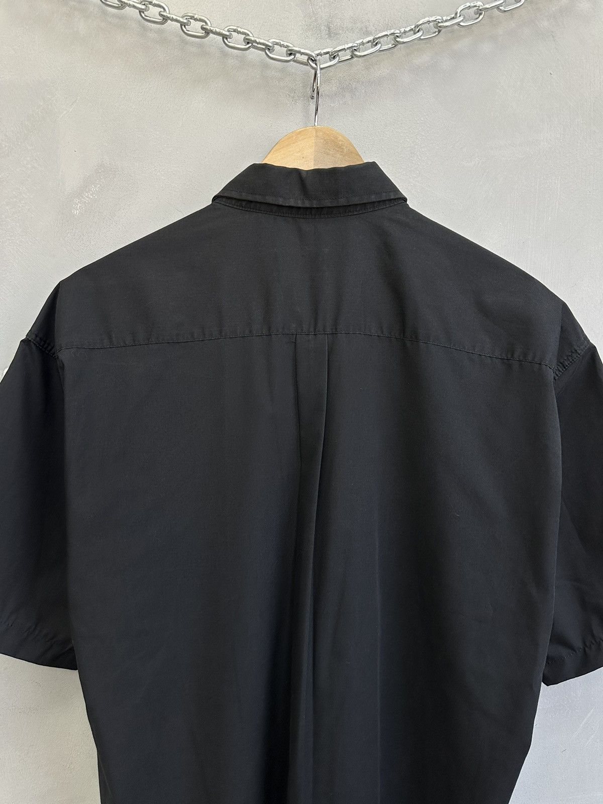 Burberry Vintage Black Shirt Burberrys Polo Y2k Nova Check Distressed Size US XL / EU 56 / 4 - 10 Thumbnail