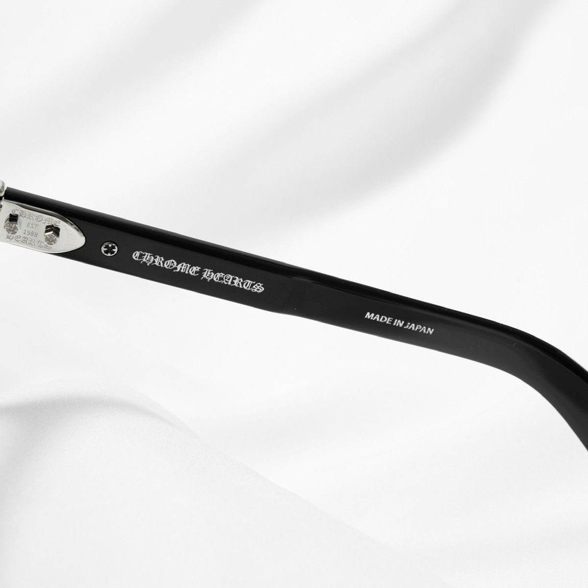 Chrome Hearts CHROME HEARTS TRYPOLEAGAIN BLACK GLASSES Size ONE SIZE - 4 Thumbnail