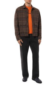 Ermenegildo Zegna o1s1rm0225 RUD36 T-Shirt in Orange Size US L / EU 52-54 / 3 - 2 Thumbnail