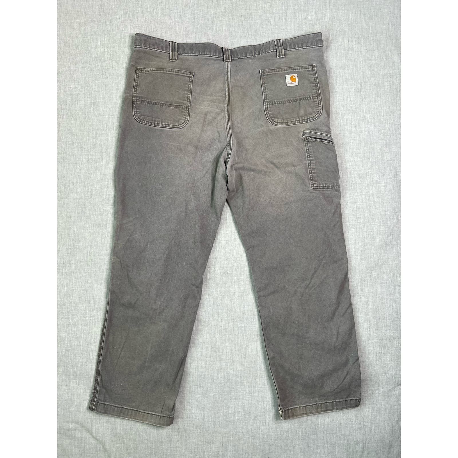 Carhartt Carhartt Relaxed Fit Grey Utility Carpenter Work Pants 42x30 ...