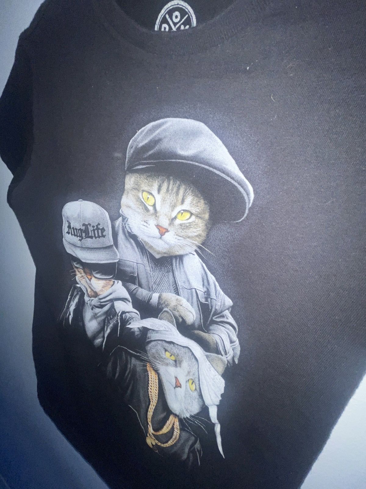 CAT'S PAW HUG LIFE funny cat tee🐱 Size US S / EU 44-46 / 1 - 3 Thumbnail
