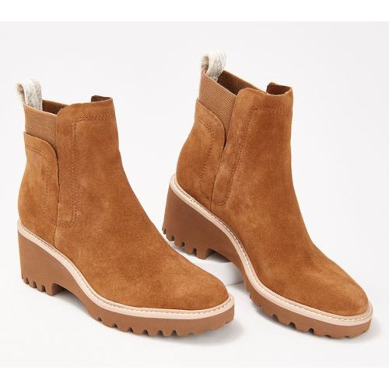 Other Dolce Vita Suede Waterproof Ankle Boots Size 8.5 Brown Color Size US 8.5 / IT 38.5 - 2 Thumbnail