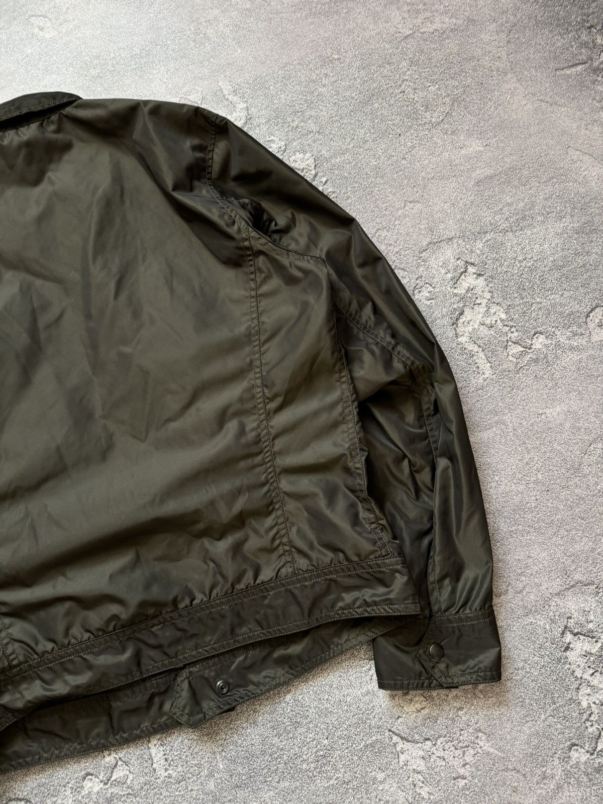 Diesel Diesel M zip bomber jacket green nylon long sleeve Size US M / EU 48-50 / 2 - 18 Thumbnail
