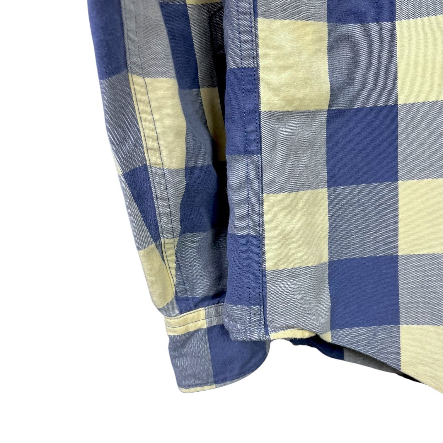Abercrombie & Fitch Men's Abercrombie & Fitch Blue Yellow Plaid Shirt - Size Med Size US M / EU 48-50 / 2 - 3 Thumbnail