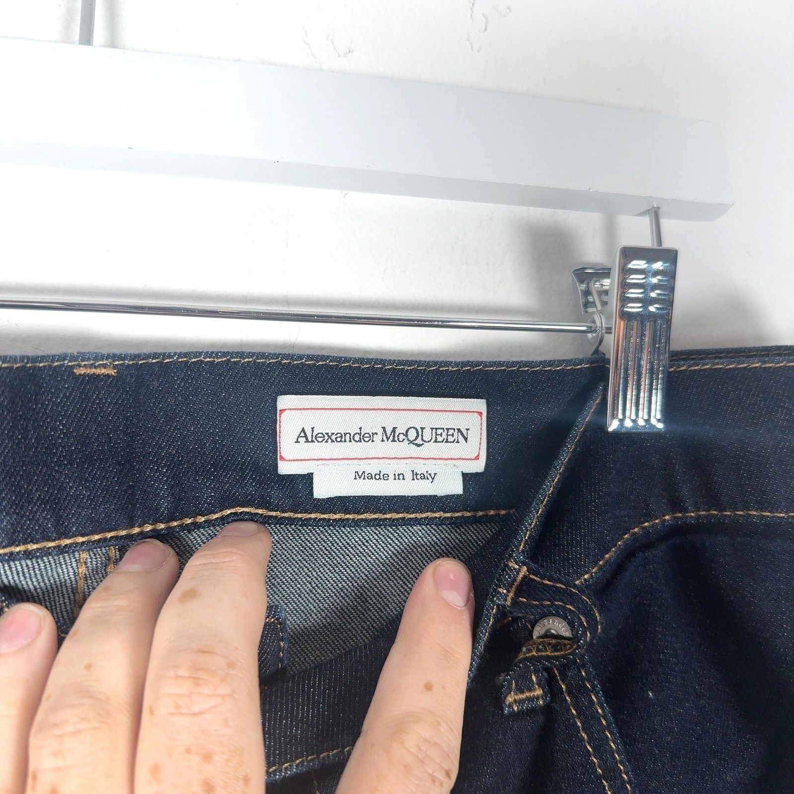 Alexander McQueen Alexander McQueen Raw Denim Jeans Size US 34 / EU 50 - 5 Thumbnail