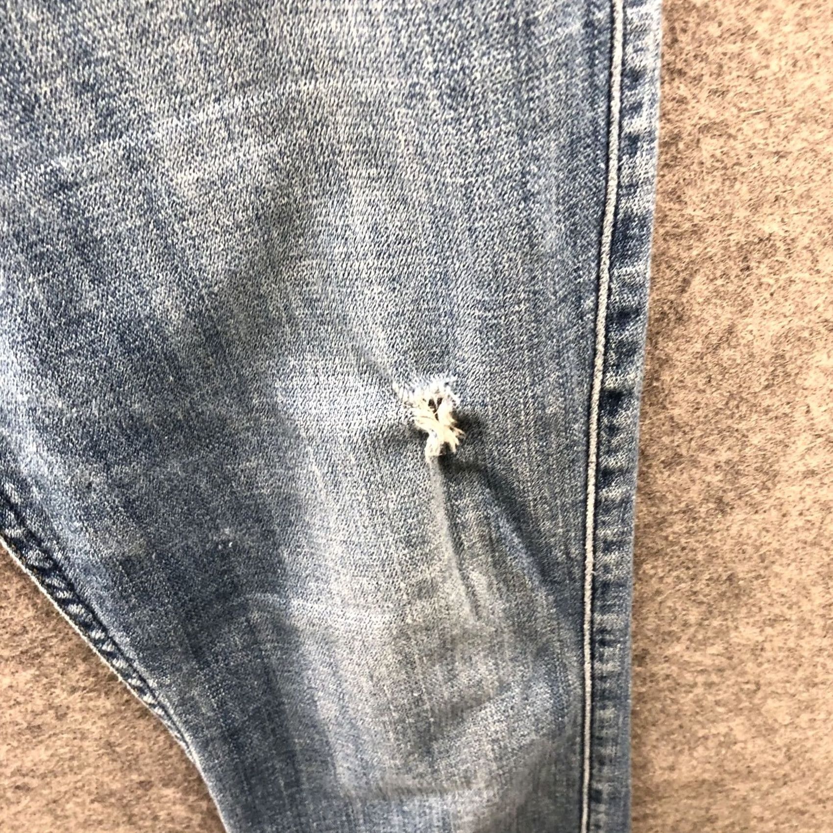 7 For All Mankind 7 For All Mankind Josefina Boyfriend Jeans Womens Size 25 Blue Distressed Soft Denim Cotton Blend Low Rise 5-Pocket Mens? Womens Size 42" / US 20 - 6 Thumbnail