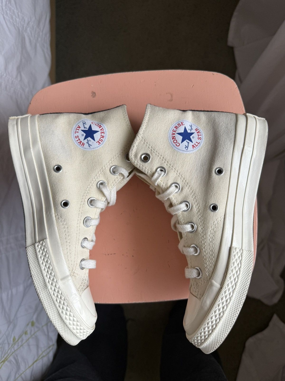 Comme des Garcons PLAY × Converse CDG chucks Size US 6 / IT 36 - 5 Thumbnail