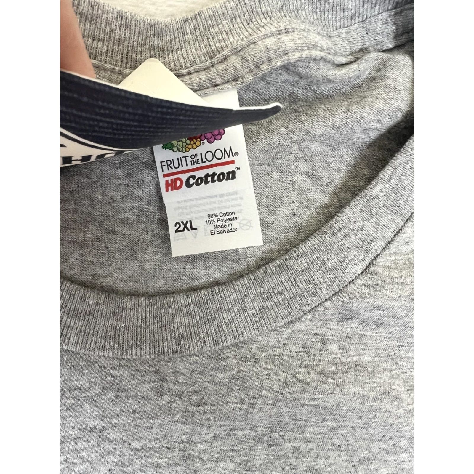 Fruit Of The Loom VINTAGE Alhambra Bulldogs Long Sleeve Shirt Mens 2XL Gray 90% cotton 10% polyester Crew Neck Graphic Print Size US XXL / EU 58 / 5 - 3 Thumbnail
