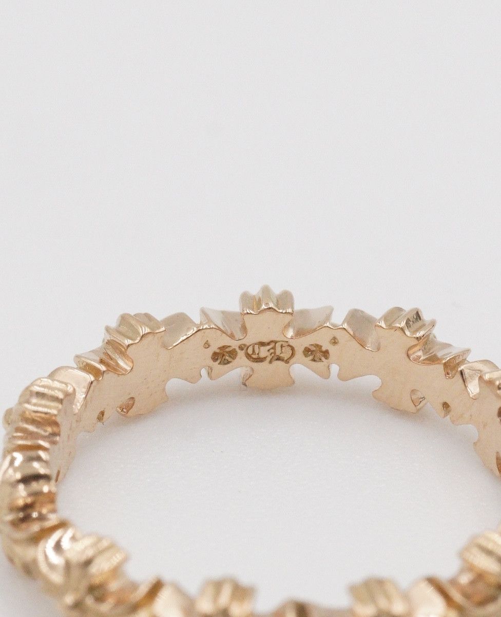 Chrome Hearts Chrome Hearts 22K Tiny E Ring - US 5.5 Size ONE SIZE - 5 Thumbnail