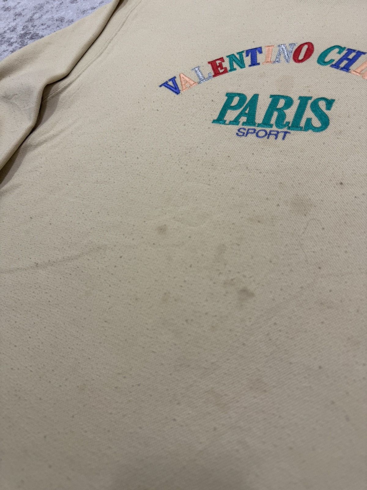 Valentino VINTAGE 90s VALENTINO CHRISTY PARIS SPORT BOXY SWEATERSHIRT Size M / US 6-8 / IT 42-44 - 5 Thumbnail