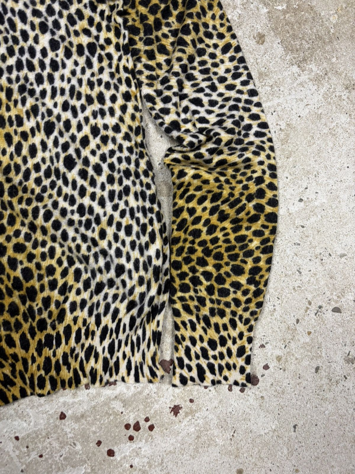 Dolce & Gabbana Vintage 2000s Dolce & Gabbana Leopard Print Cashmere Sweater Size S / US 4 / IT 40 - 13 Thumbnail