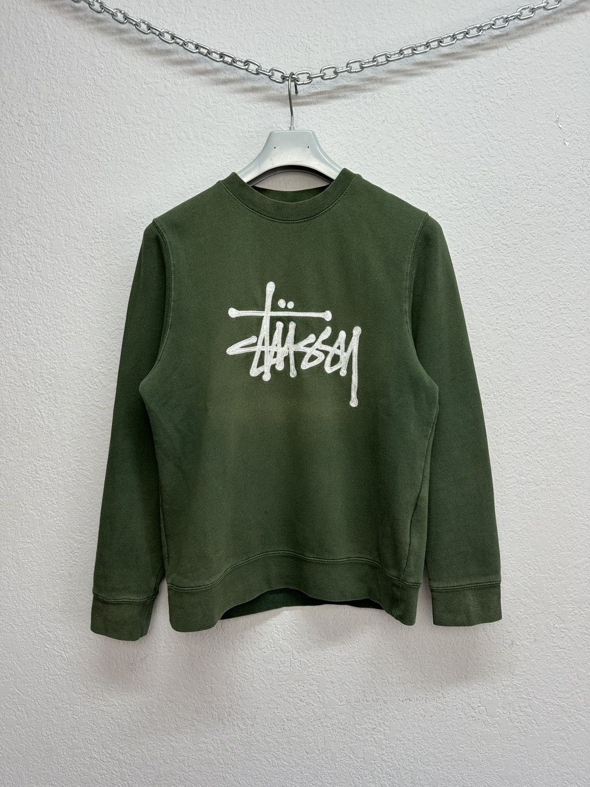 Stussy Vintage STUSSY Sweatshirt Y2K Embroidered Big Logo USA Size US S / EU 44-46 / 1 - 1 Thumbnail