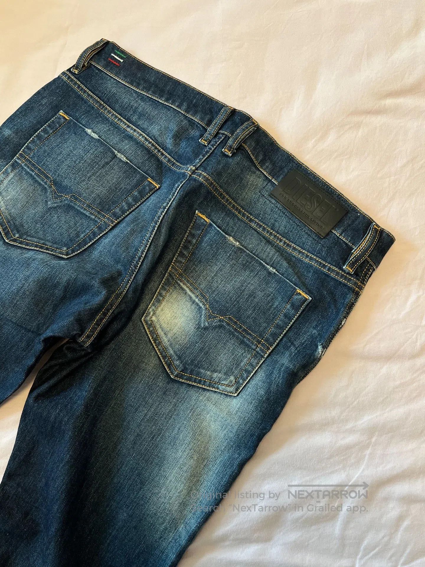 Diesel Diesel Men's THOMMER Washed Jeans. Size US 34 / EU 50 - 8 Thumbnail