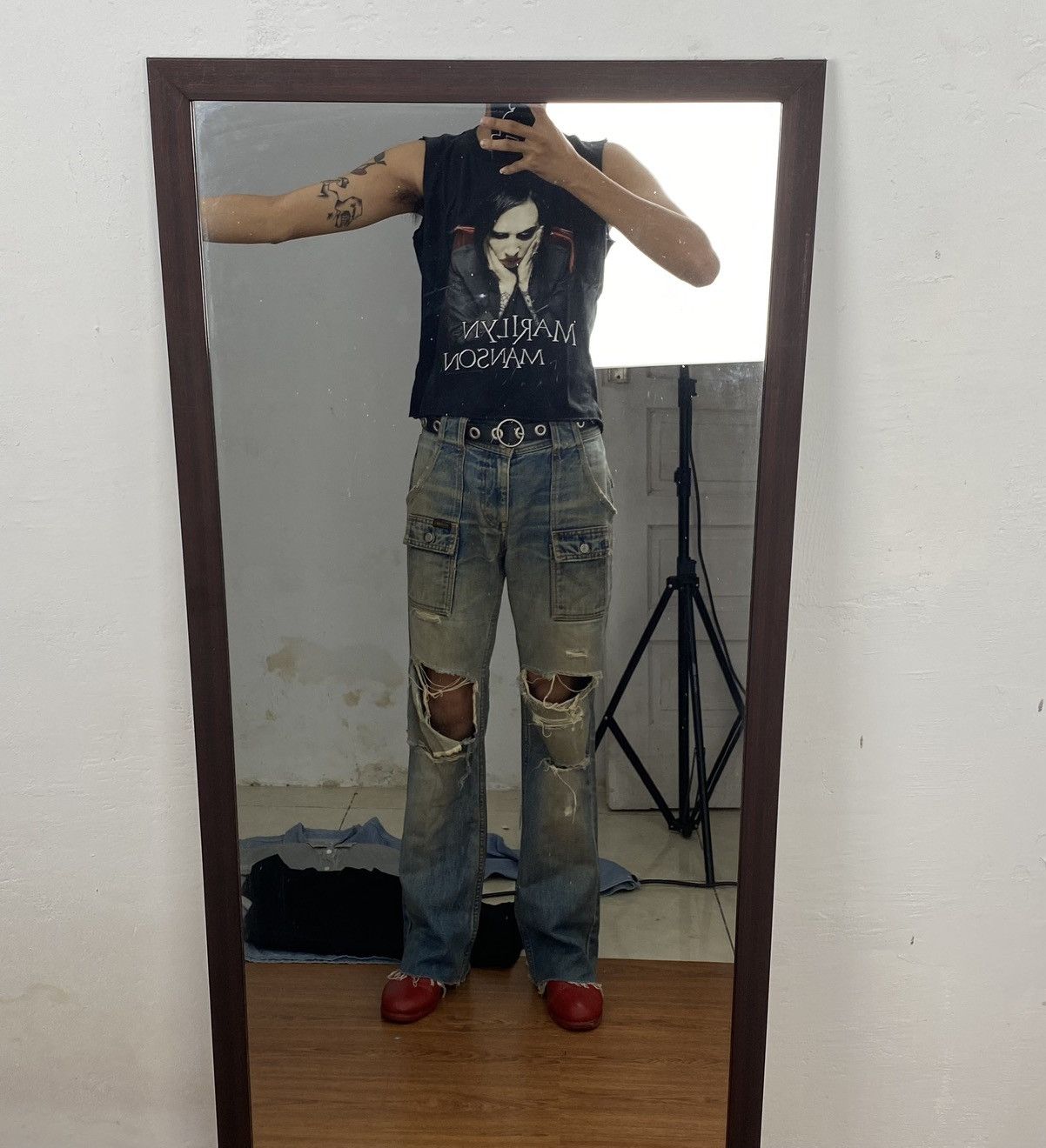 Marilyn manson crop sleeveless