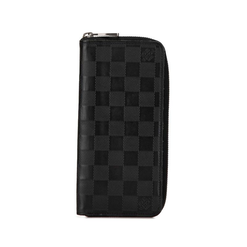 Louis Vuitton Louis Vuitton Louis Vuitton Damier Graphite Zippy Wallet Vertical N63095 Canvas Long Wallet N63095 in Very Good Condition Size ONE SIZE - 1 Thumbnail