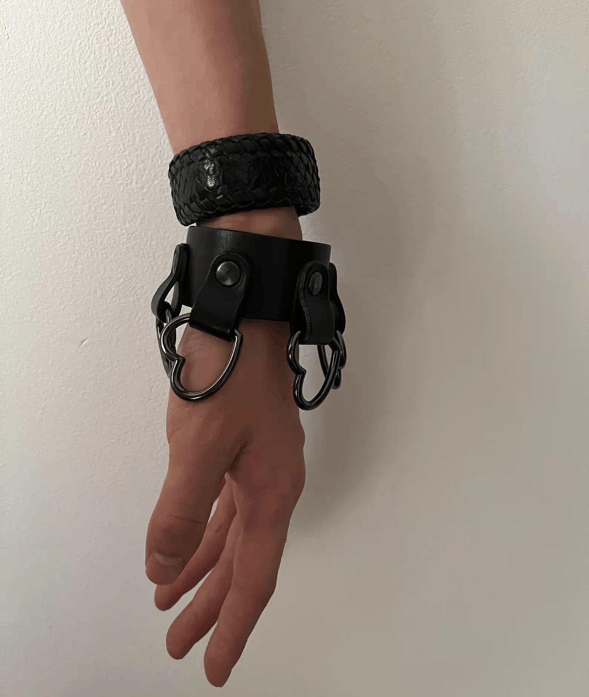 Number (N)ine Number (N)ine Number Nine 06SS Leather Woven Bracelet-2506 Size ONE SIZE - 4 Thumbnail