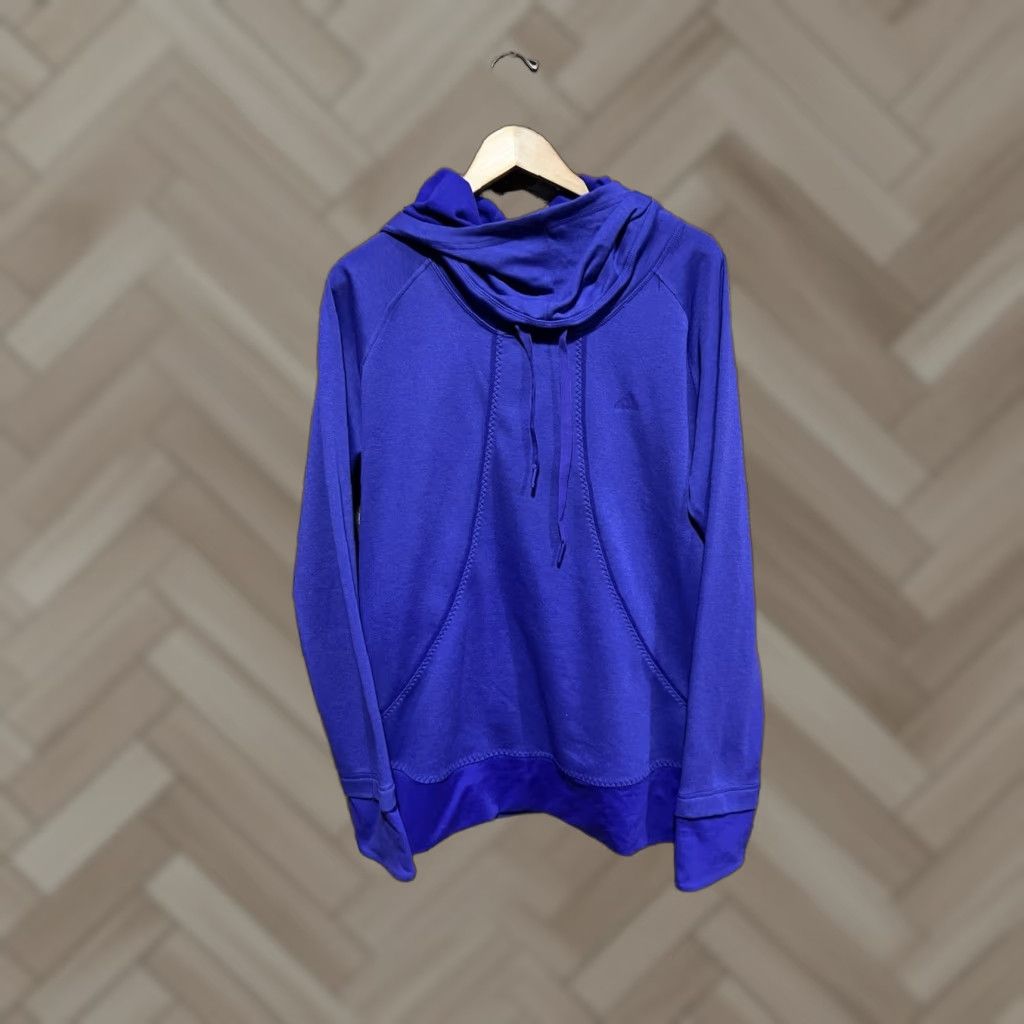 Adidas Adidas Womens Purple Lightweight Pullover Hooded Sweatshirt Athletic Size Large Size L / US 10 / IT 46 - 1 Thumbnail