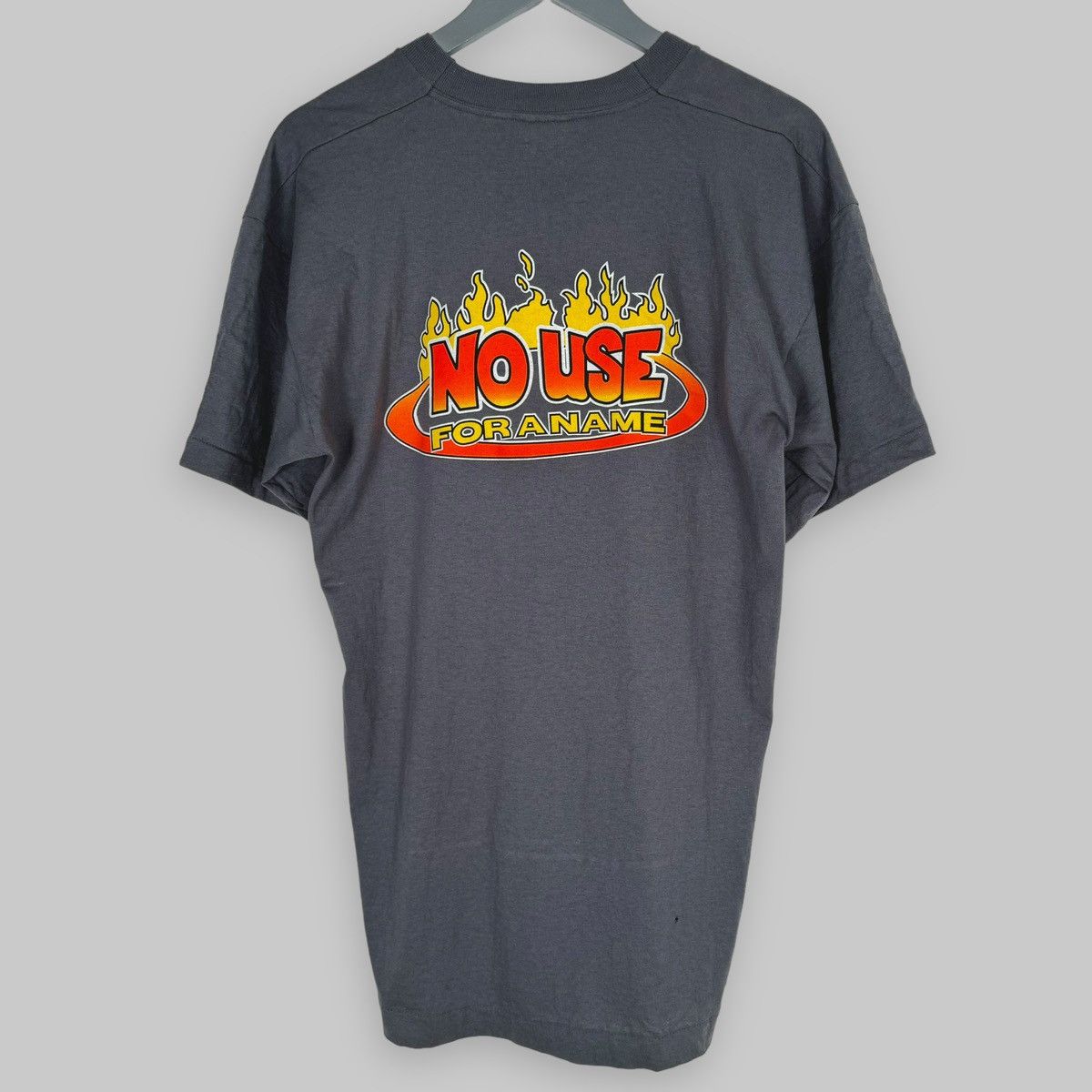 Band Tees Vintage 90s No Use For A Name Flames Screen Stars T Shirt Size US L / EU 52-54 / 3 - 2 Thumbnail