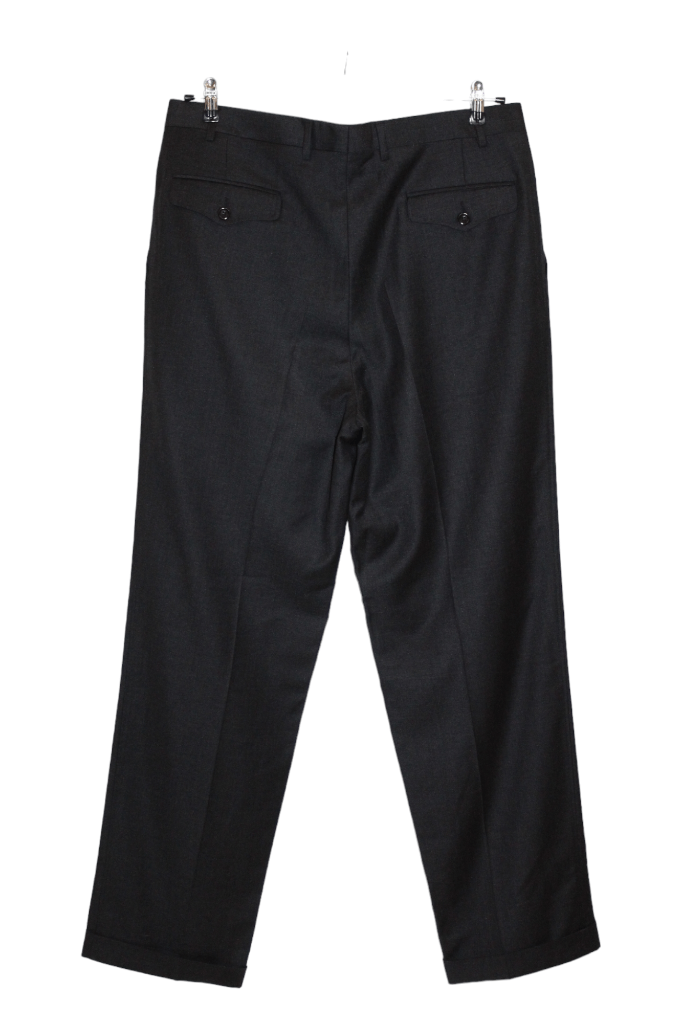 Canali Canali for Harrods Pure Wool Classic Pleated Trousers Size US 38 / EU 54 - 2 Thumbnail