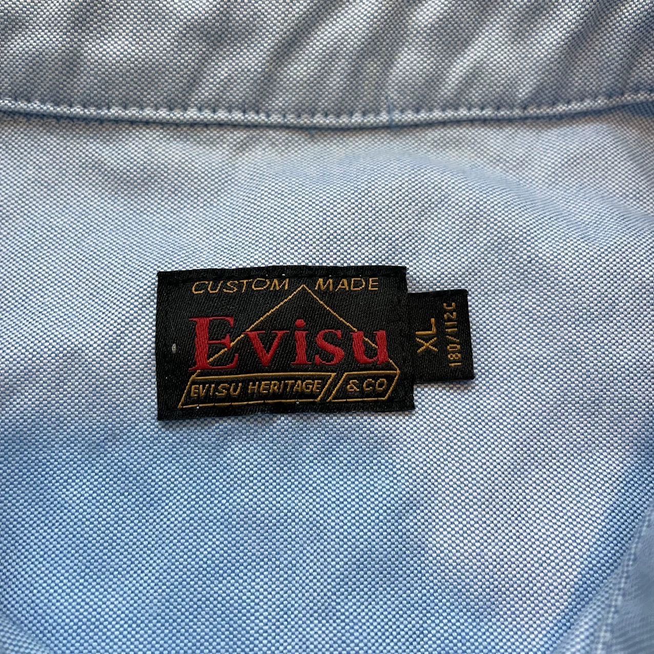 Evisu EVISU 7-8 Home Flower Blue XL 99 New LS Shirt Size US XL / EU 56 / 4 - 6 Thumbnail