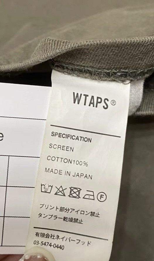 Wtaps WTAPS Logo Short Sleeve T-shirt J16 Size US M / EU 48-50 / 2 - 7 Thumbnail