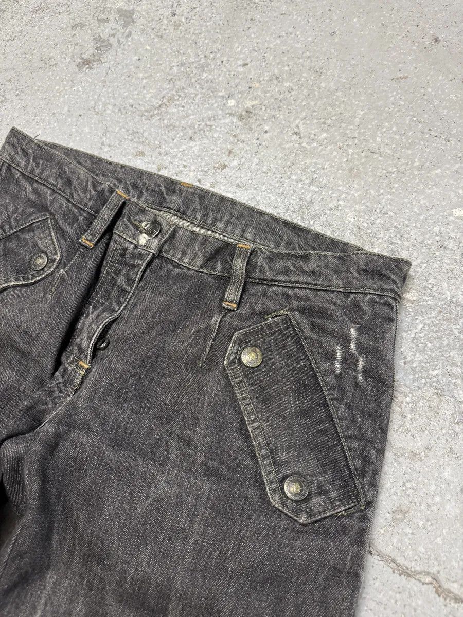 Dolce & Gabbana AW2004 Dolce & Gabbana Multi Pockets Grey Denim Jeans Size US 30 / EU 46 - 8 Thumbnail