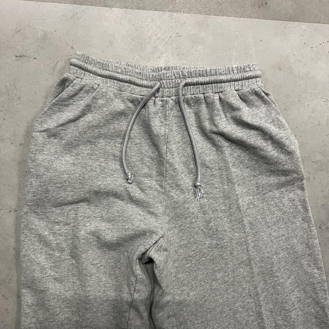 Designer Crazy Vintage Y2K/2000s Super baggy Grey Sweatpants! Size 28" / US 6 / IT 42 - 3 Thumbnail