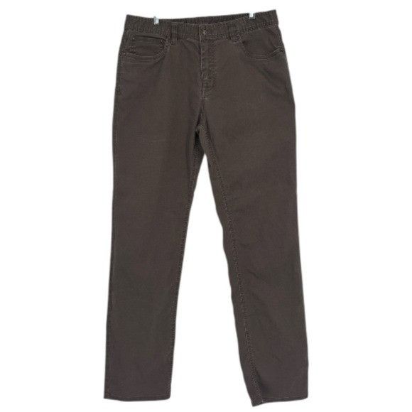 Prana Prana Bridger Slim Fit Jean Men's Size 36" x 34” Mud Brown Size US 36 / EU 52 - 2 Thumbnail