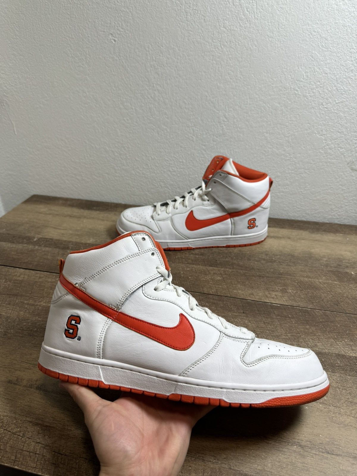 Nike Nike Mens Dunk High ID Syracuse Leather US Size 14 Sneakers Size US 14 / EU 47 - 1 Thumbnail
