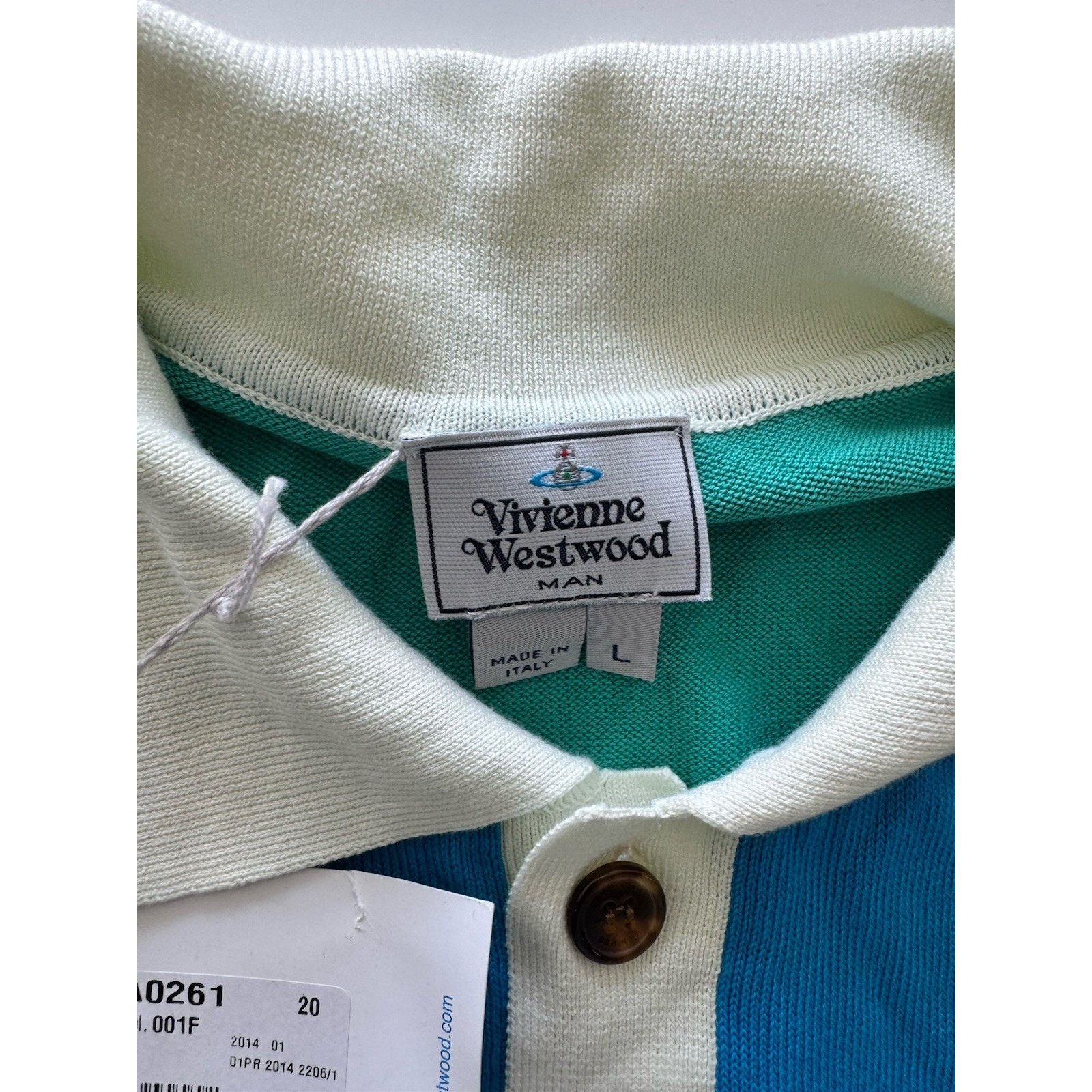 Vivienne Westwood Vivienne Westwood Man Rugby Polo Knit design Large NWT! Size US L / EU 52-54 / 3 - 4 Thumbnail