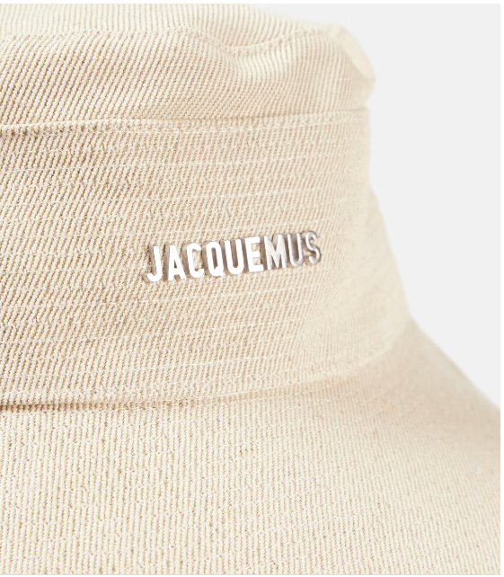 Jacquemus Jacquemus De-Nîmes linen and cotton denim bucket hat Size ONE SIZE - 3 Thumbnail