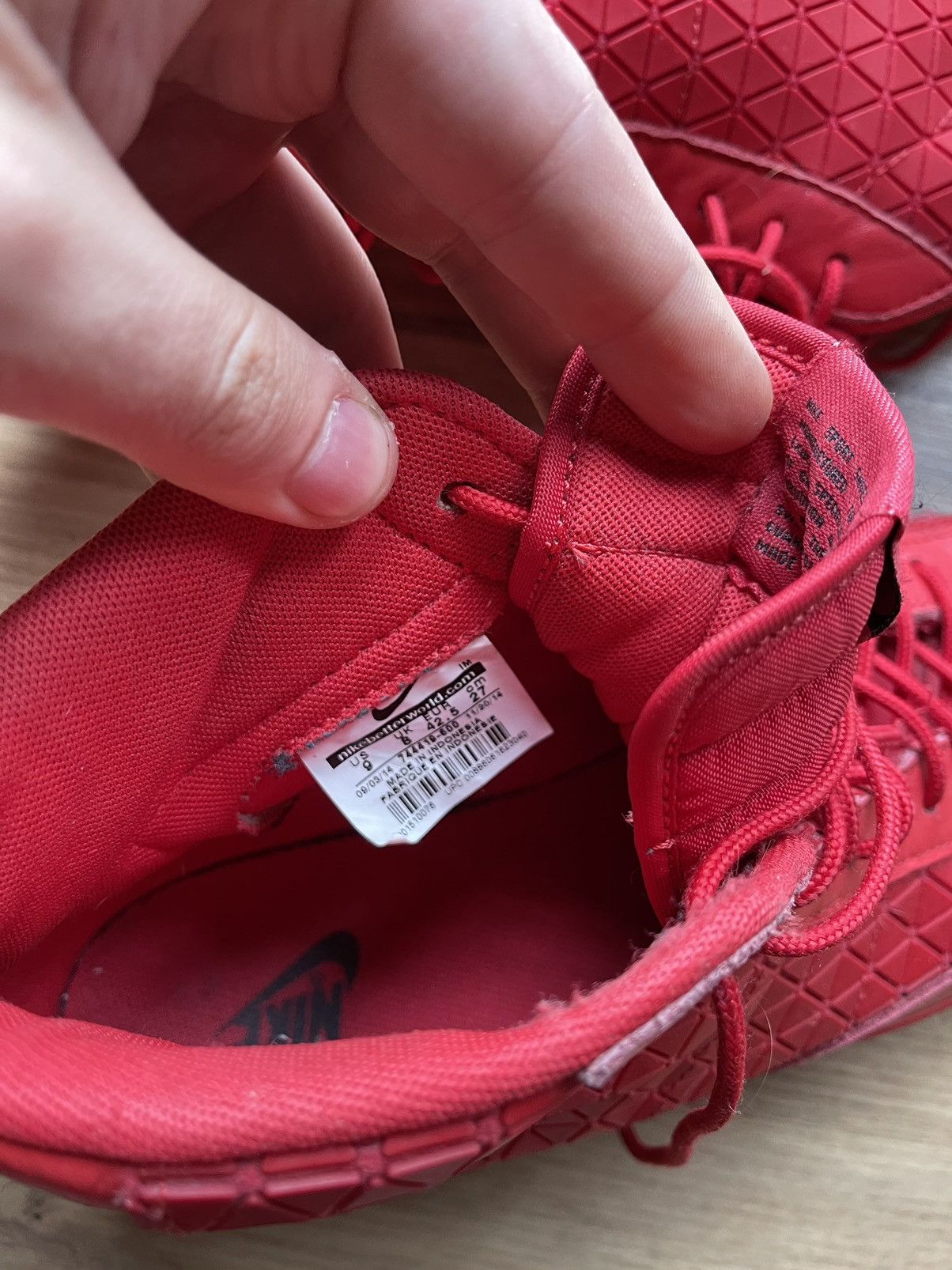 Nike 2014 Nike SB Blazer Mid Metric Red rare sneakers arena Size US 9 / EU 42 - 10 Thumbnail