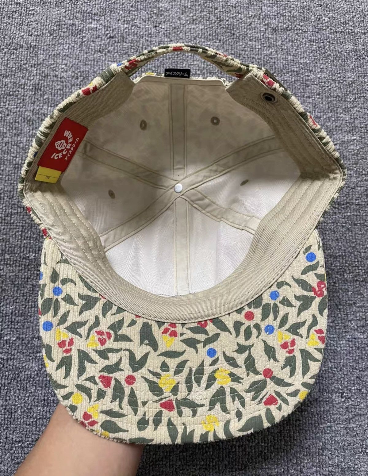 Billionaire Boys Club BBC ICECREAM Floral Flying Dog Baseball Cap Size ONE SIZE - 5 Thumbnail