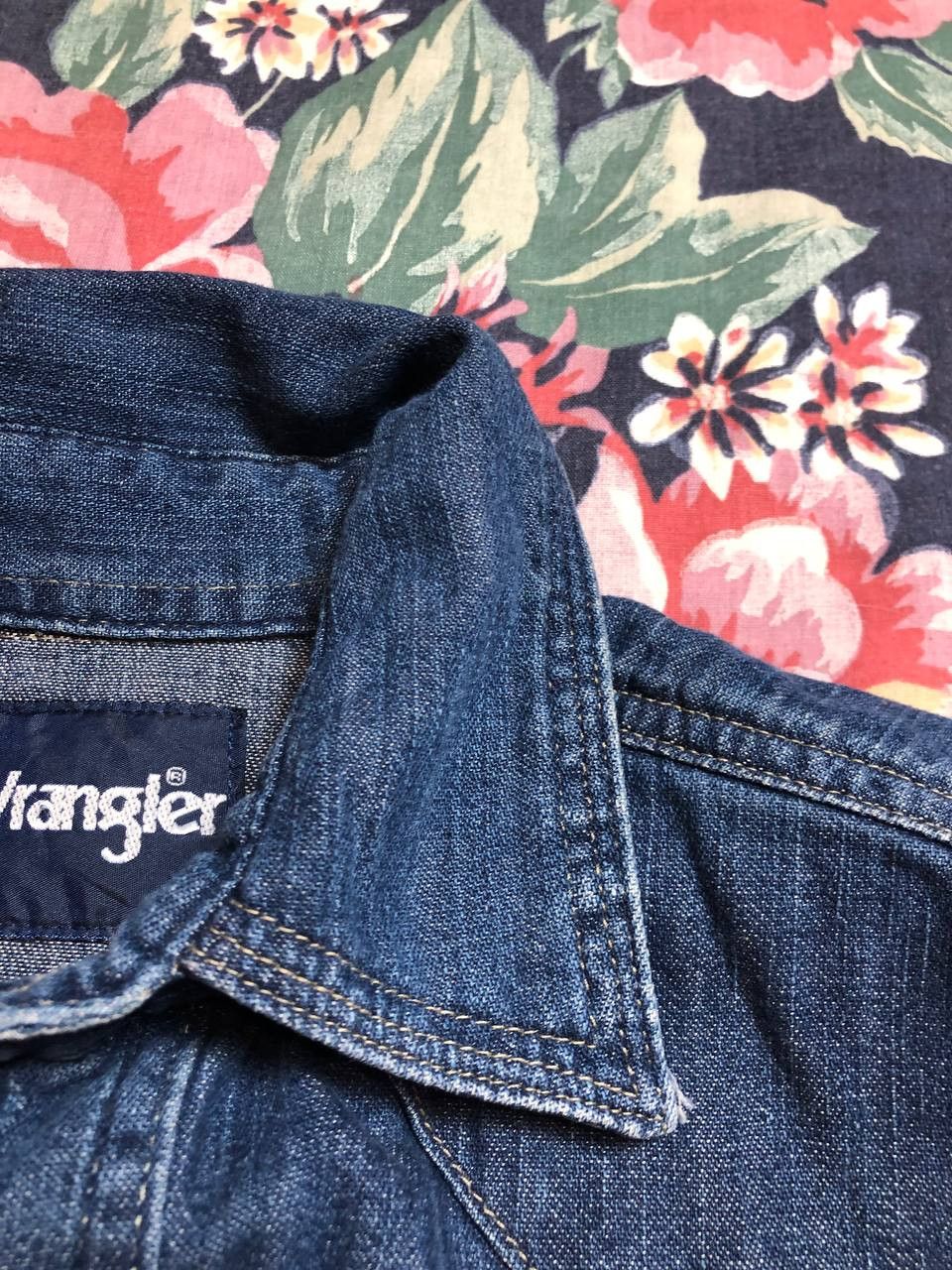 Wrangler Wrangler Mexico Logo Button Up Shirt Mens Size M / US 6-8 / IT 42-44 - 9 Thumbnail