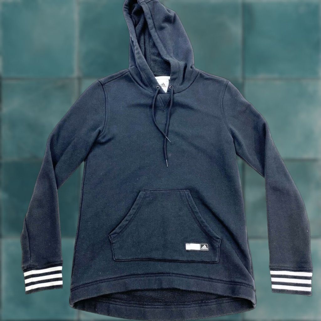 Adidas Adidas Hoodie Sweatshirt Women’s XS Black Pullover Long Sleeve Athleisure Trefoil Regular Size Type Hoodie Womens Size XS / US 0-2 / IT 36-38 - 1 Thumbnail