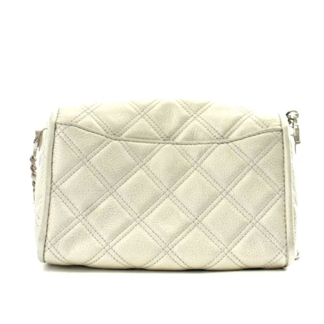 Marc Jacobs Marc Jacobs Shoulder Bag Leather Silver Quilted Chain AN40 Used Women Size ONE SIZE - 2 Thumbnail