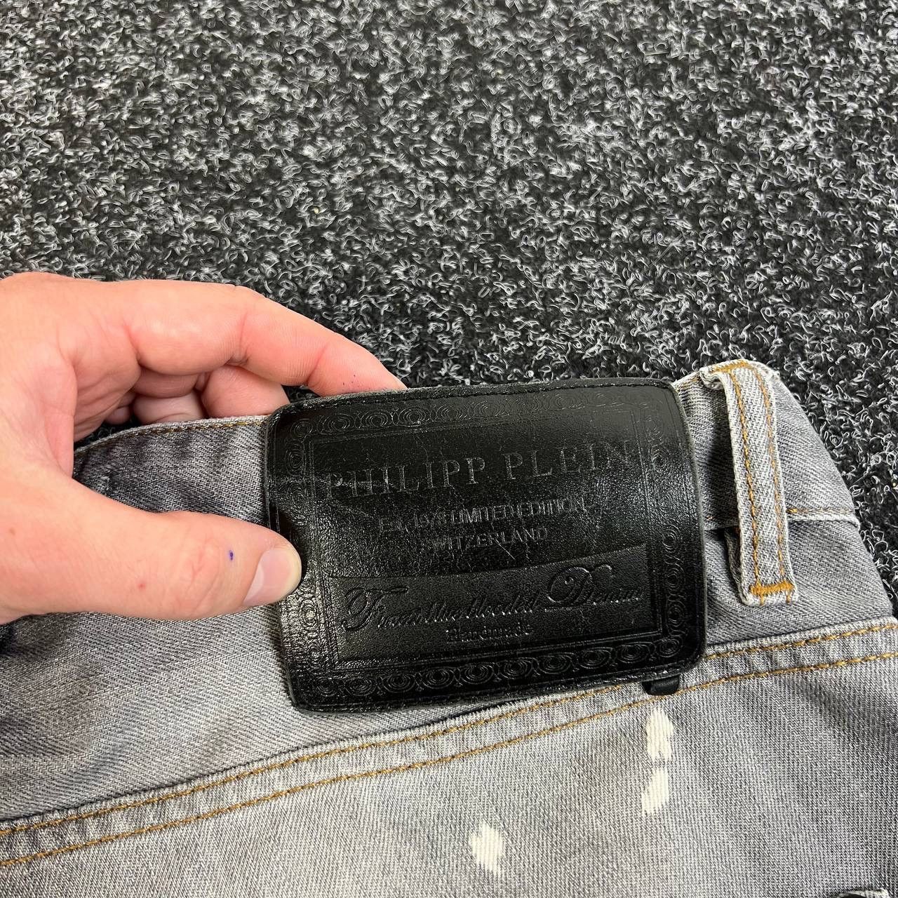 Philipp Plein Philipp Plein Distressed Denim Pants Slim Affliction Skull Size US 32 / EU 48 - 10 Thumbnail