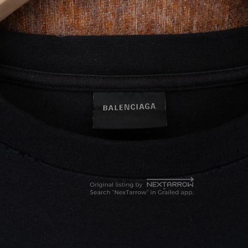 Balenciaga Balenciaga Black Distressed Coke Print Tee. Size US L / EU 52-54 / 3 - 4 Thumbnail