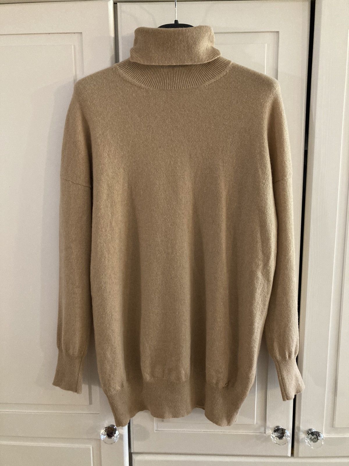 image of Gucci Sweater Cashmere Turtleneck in Beige, Women's (Size XS)