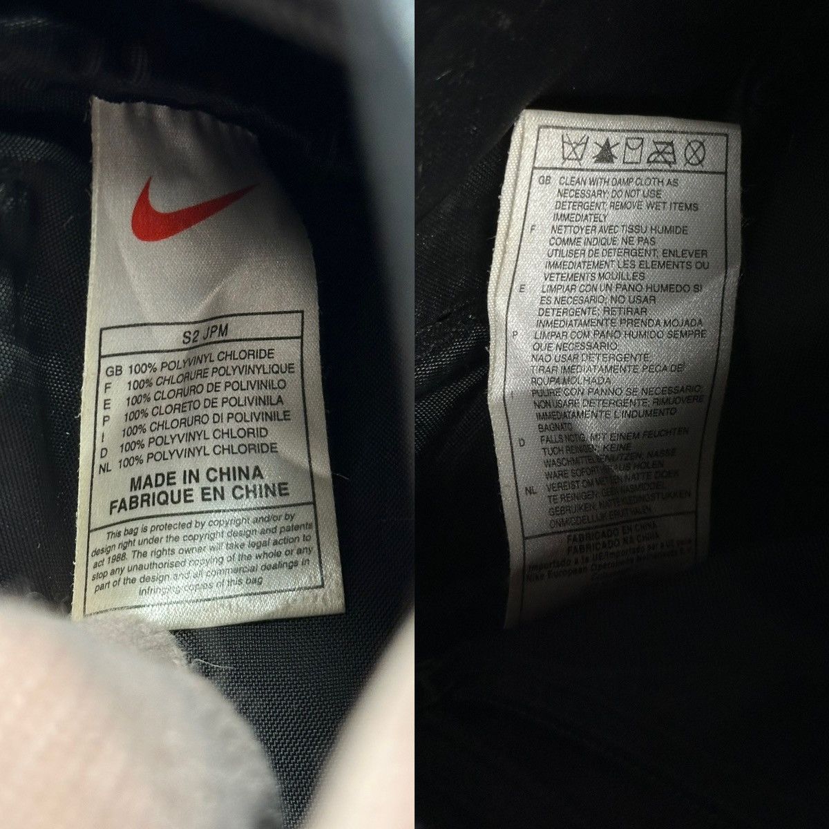 Nike Vintage Nike 90s Leather Hand Bag Size ONE SIZE - 14 Thumbnail