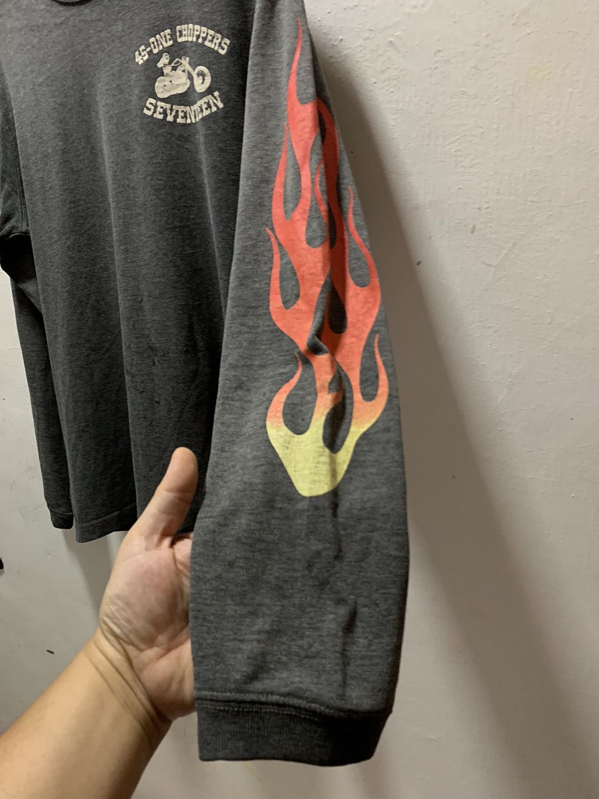 Other Vintage 45 One Choppers Flame Sleeve Shirt L Size US L / EU 52-54 / 3 - 6 Thumbnail
