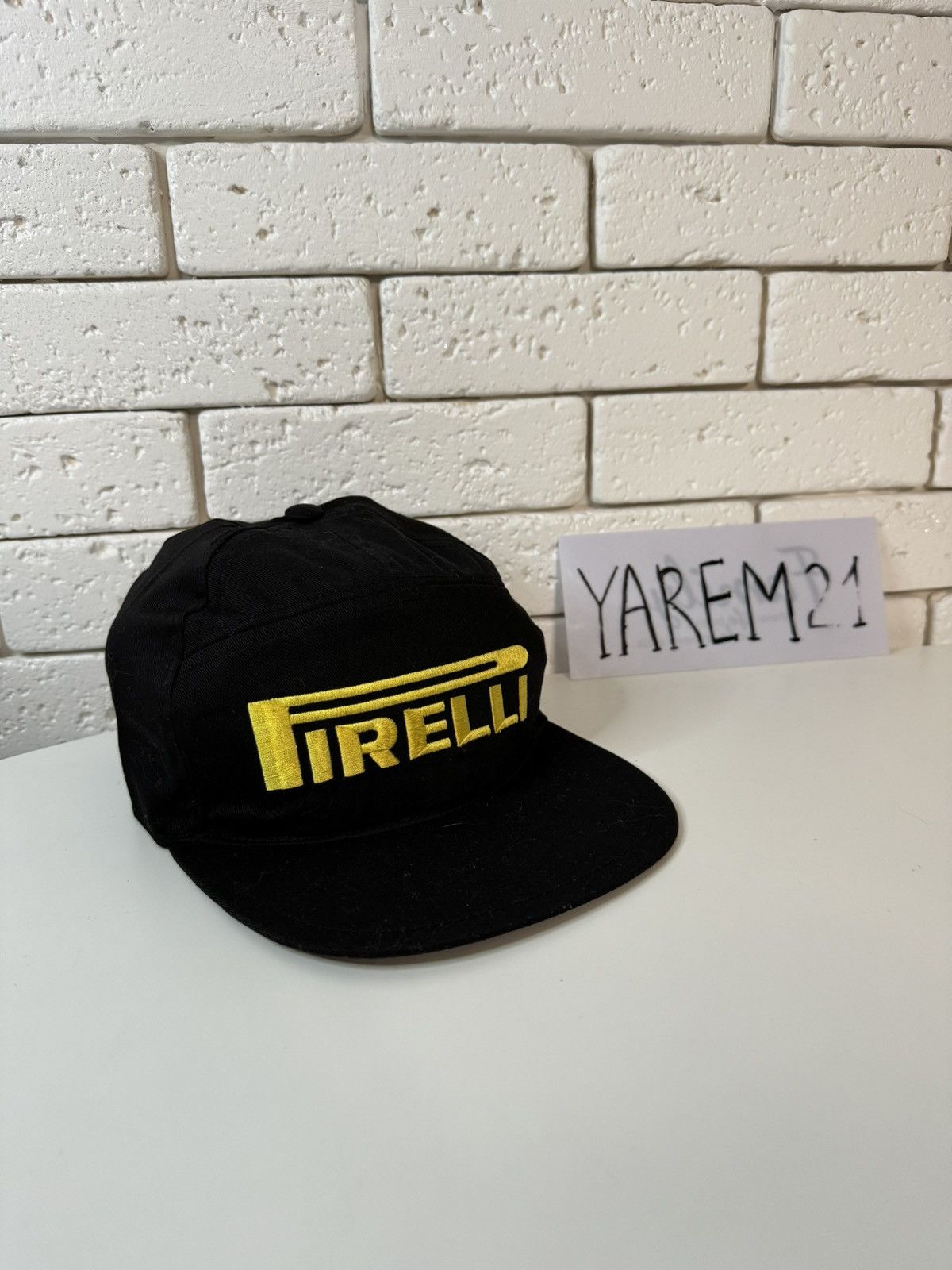 Vintage Pirelli vintage cap hat Size ONE SIZE - 1 Thumbnail
