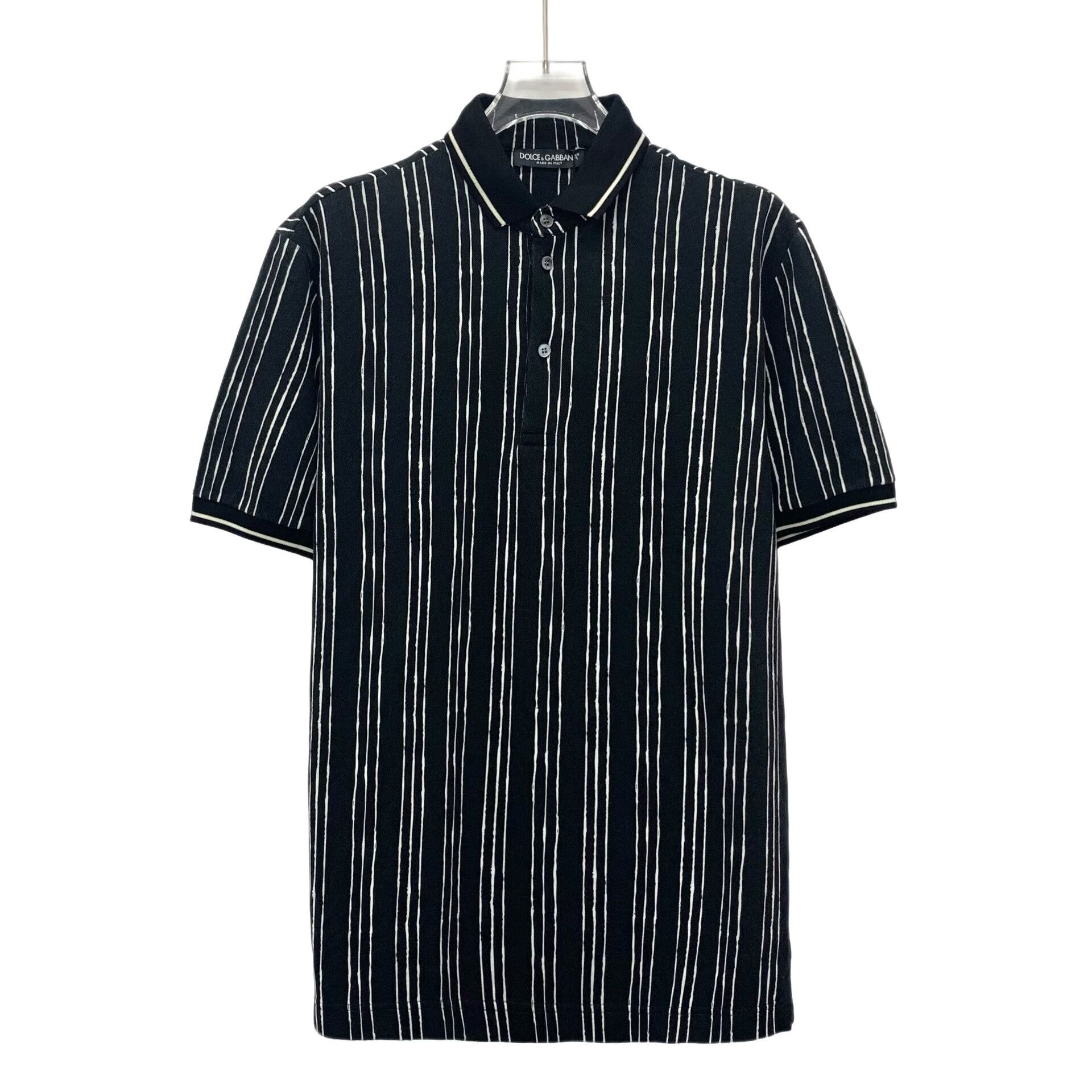 Dolce & Gabbana Dolce & Gabbana Striped Polo Shirt S Size US S / EU 44-46 / 1 - 1 Thumbnail